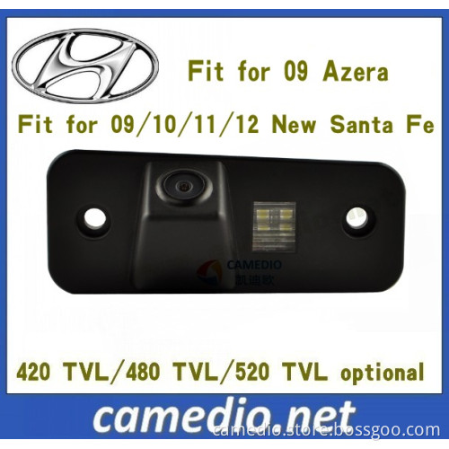 170 Degree 480TV Lines Rearview Backup Car Camera for 09/10/11/12 New Santa Fe /09 Azera